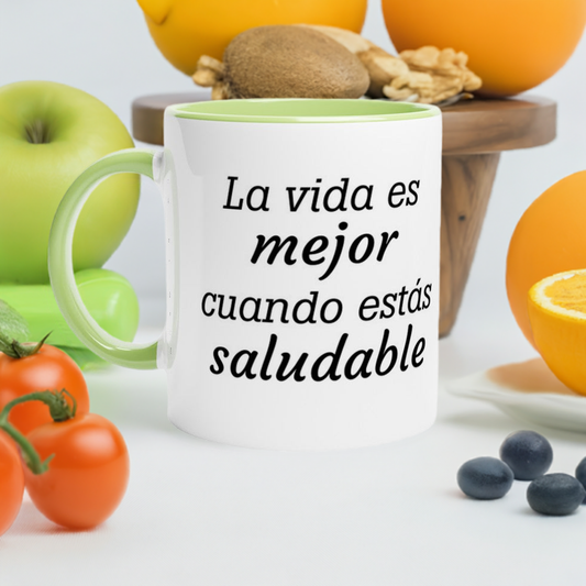 La Vida Es Mejor (Taza)